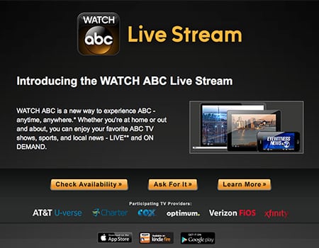 Abc app hot sale live tv