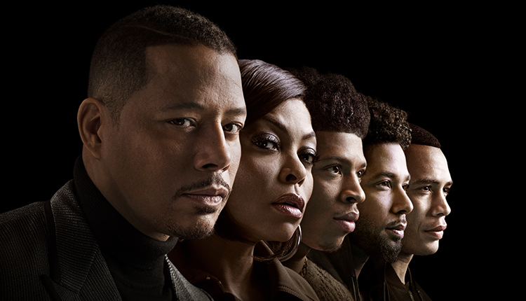 Empire, Terrence Howard as Lucious Lyon, Taraji P. Henson as Cookie Lyon, Bryshere Y. Gray as Hakeem Lyon, Jussie Smollett as Jamal Lyon and Trai Byers as Andre Lyon